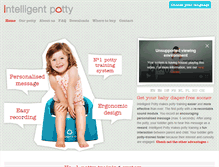 Tablet Screenshot of intelligentpotty.com